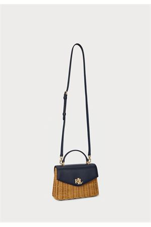 Farrah Sm-Satchel-Small-Rattan/Ntrl Smth LAUREN RALPH LAUREN | Tracolla | 431958996002